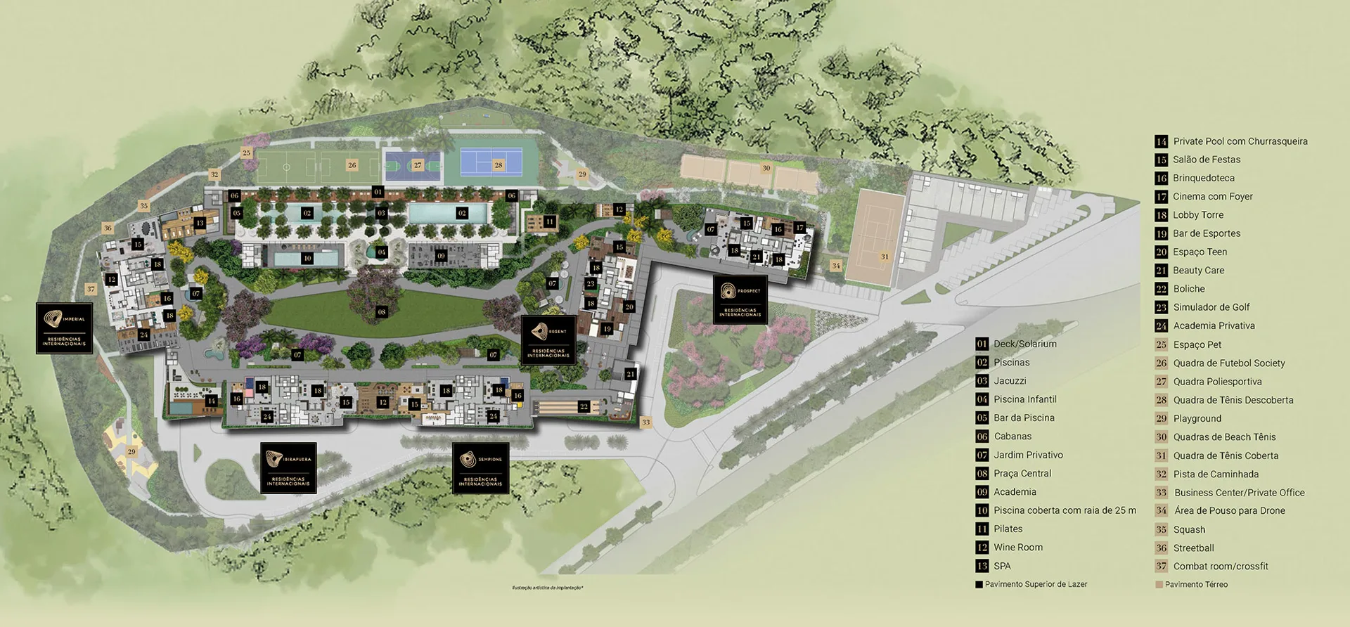Parque Global, planta 1