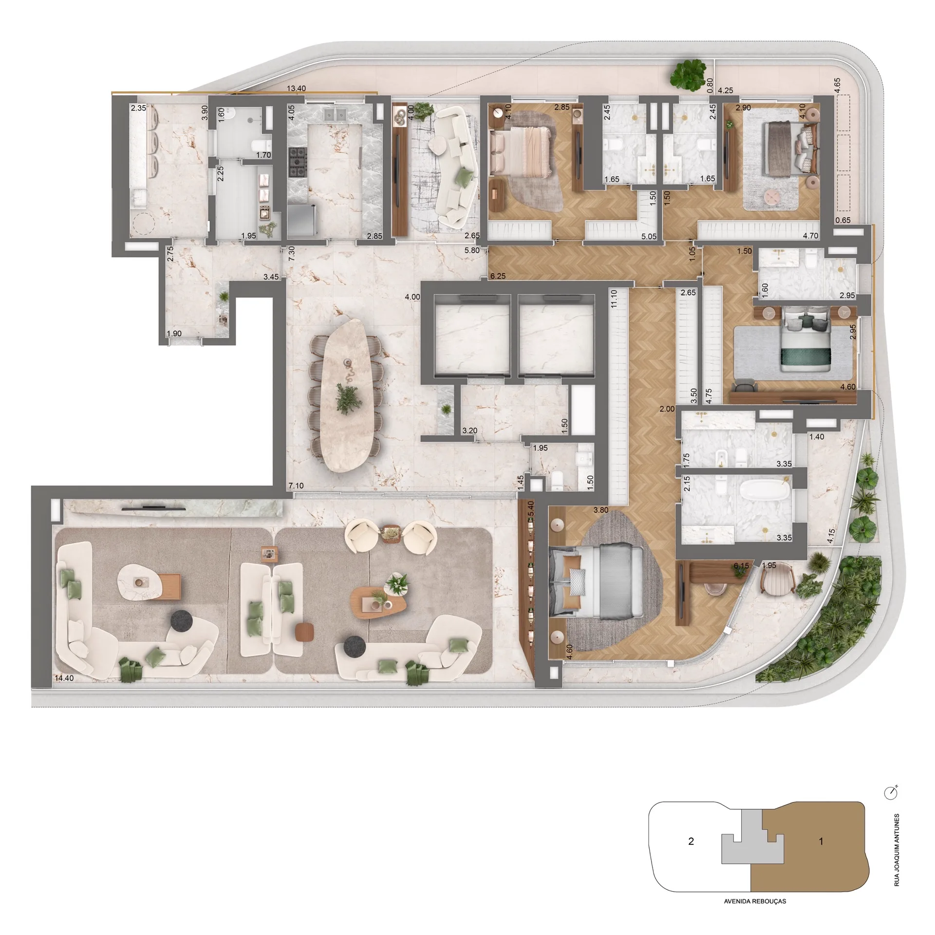 EPIC Jardim Europa, planta 2