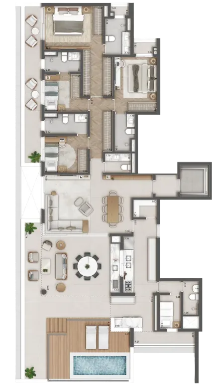 Daslu Residences, planta 6