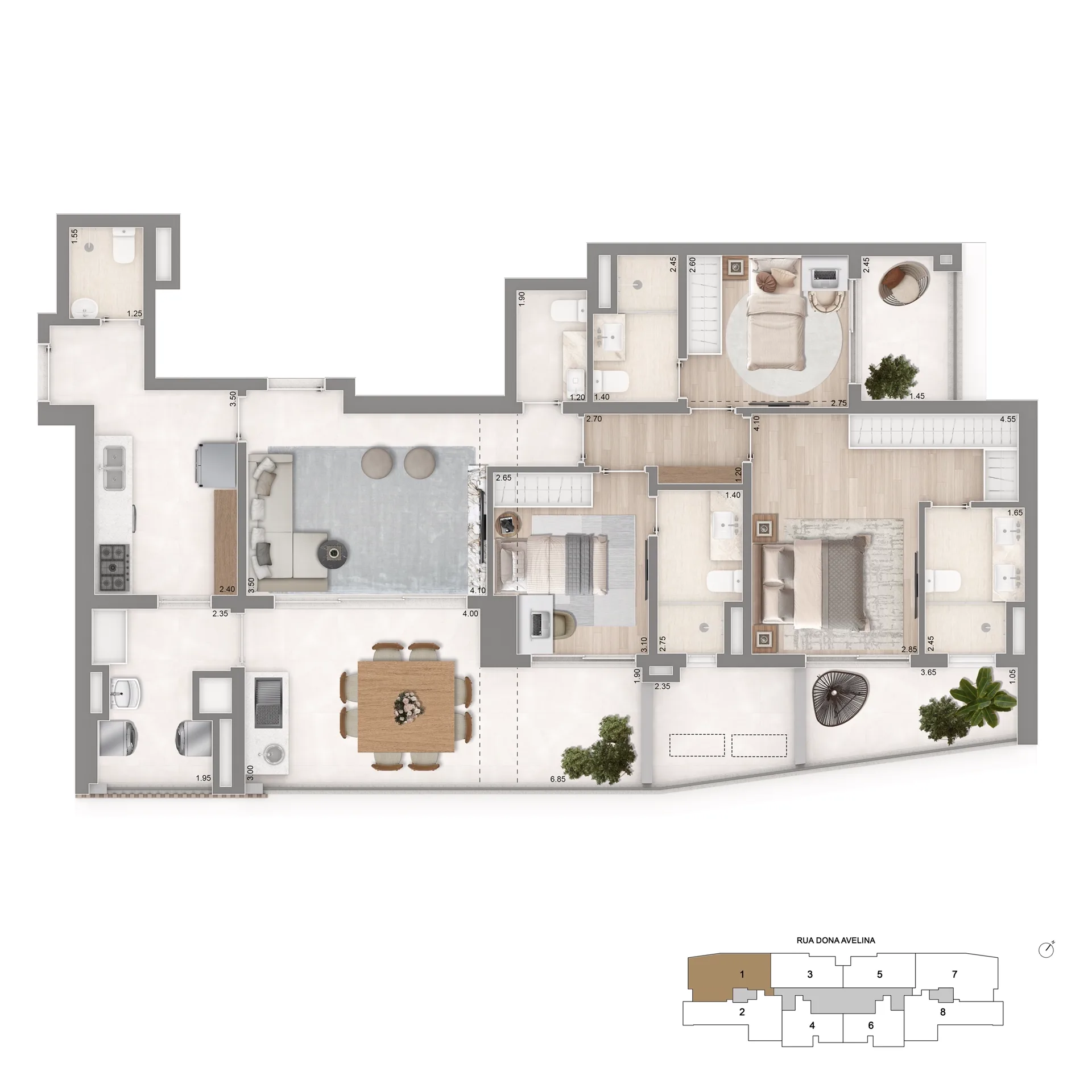 The Palace Oasis, planta 1