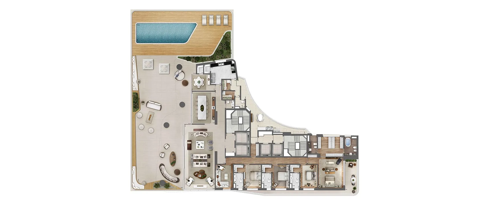 Heritage Cyrela, planta 3