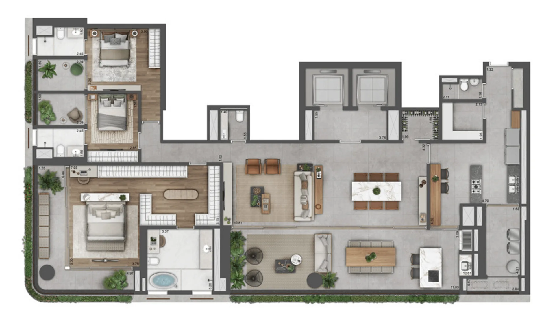 Faena São Paulo Residences, planta 1