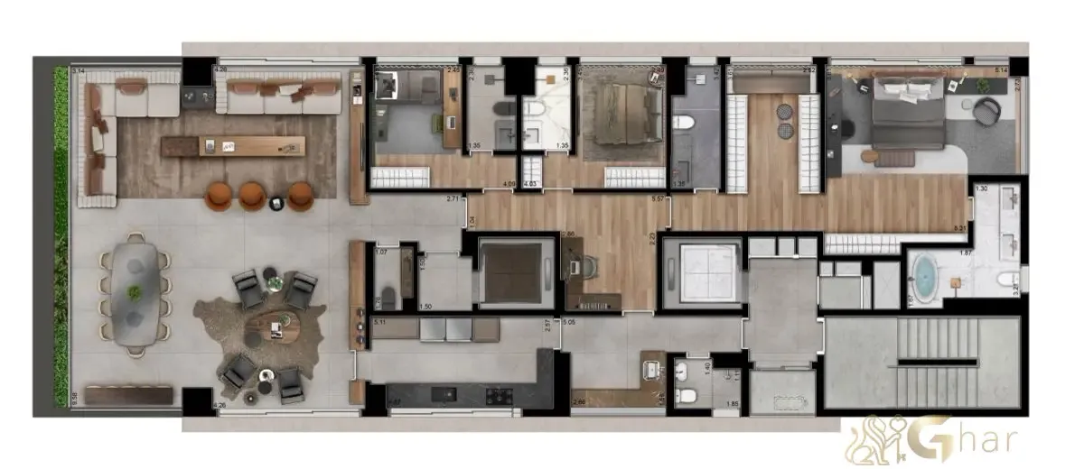 Tonino Lamborghini Apartments, planta 2