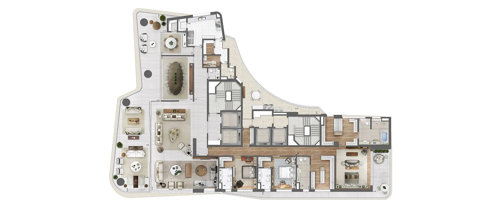 Heritage Cyrela, planta 2