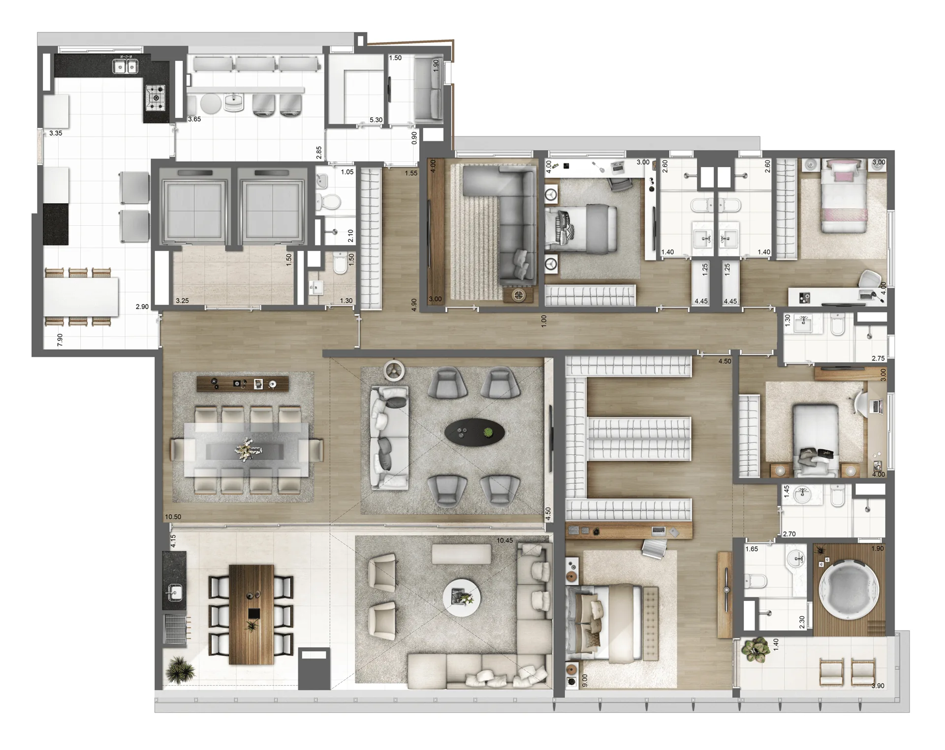 One Sixty Jardim Europa, planta 3