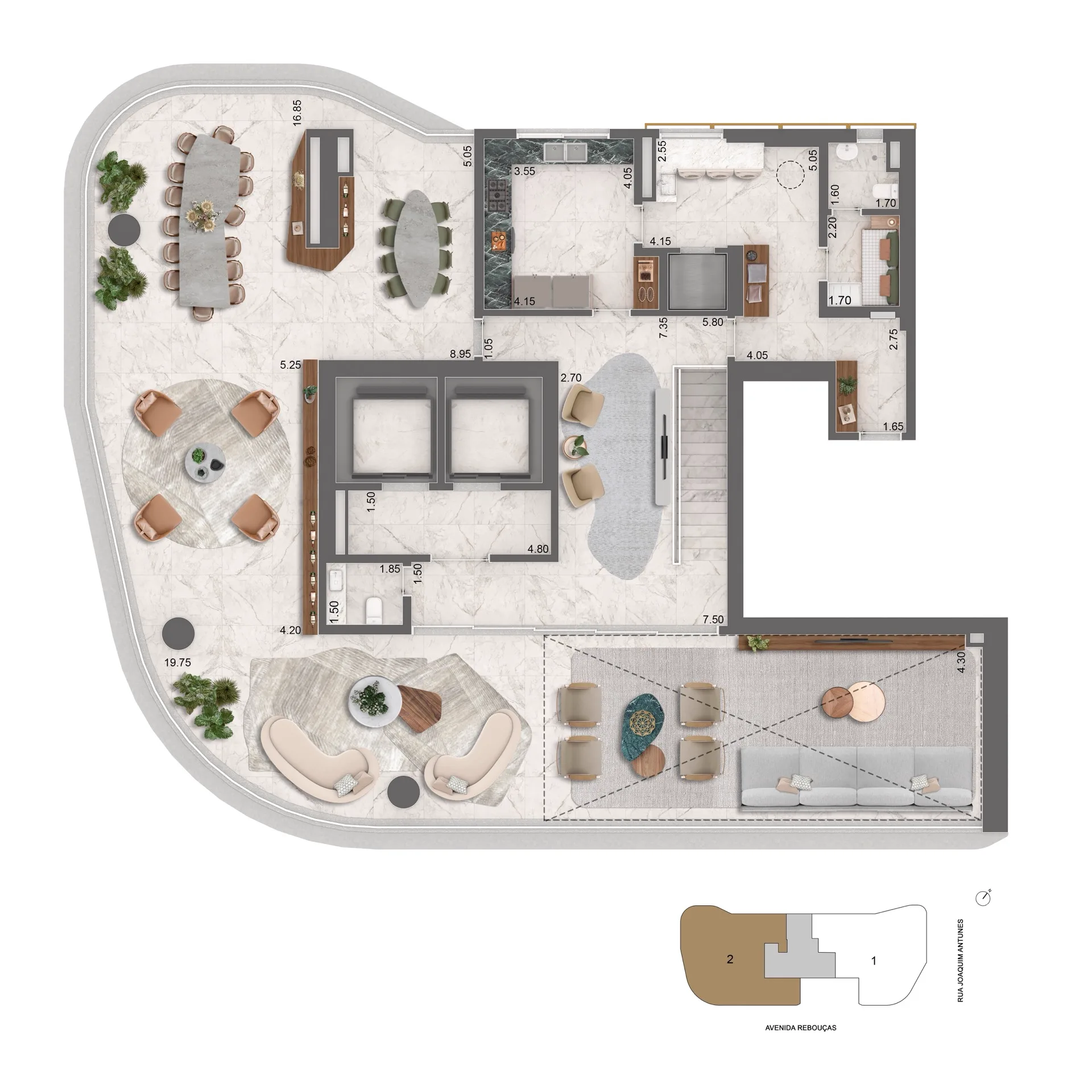 EPIC Jardim Europa, planta 3