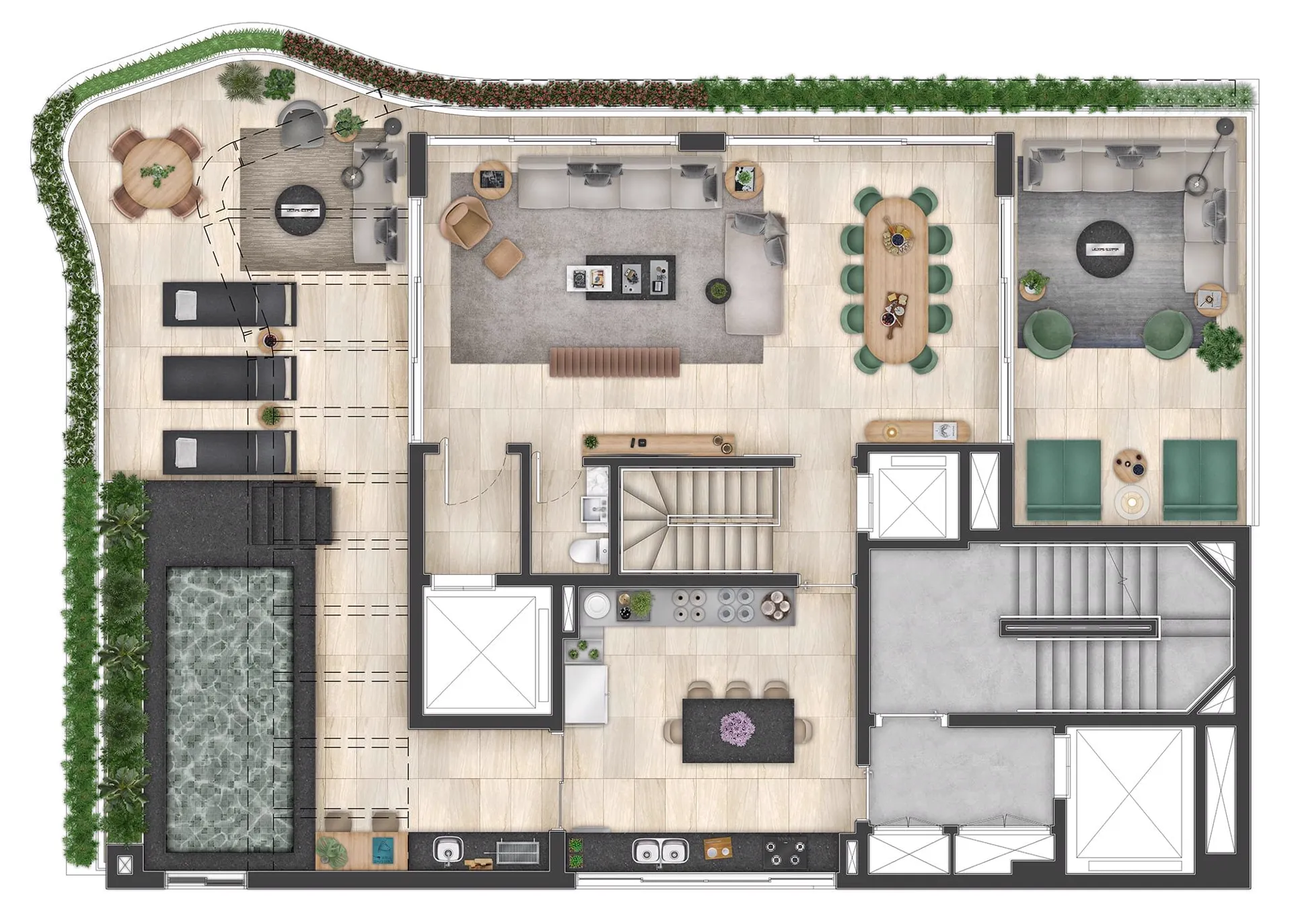 Address Jardins, planta 4