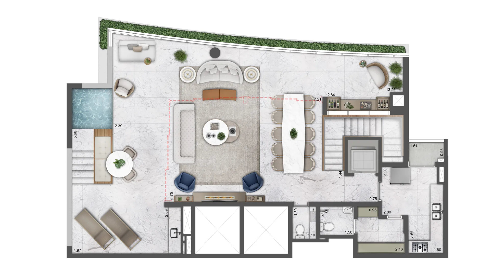 Villa Residence, Milano Lifestyle by Versace Home, planta 5
