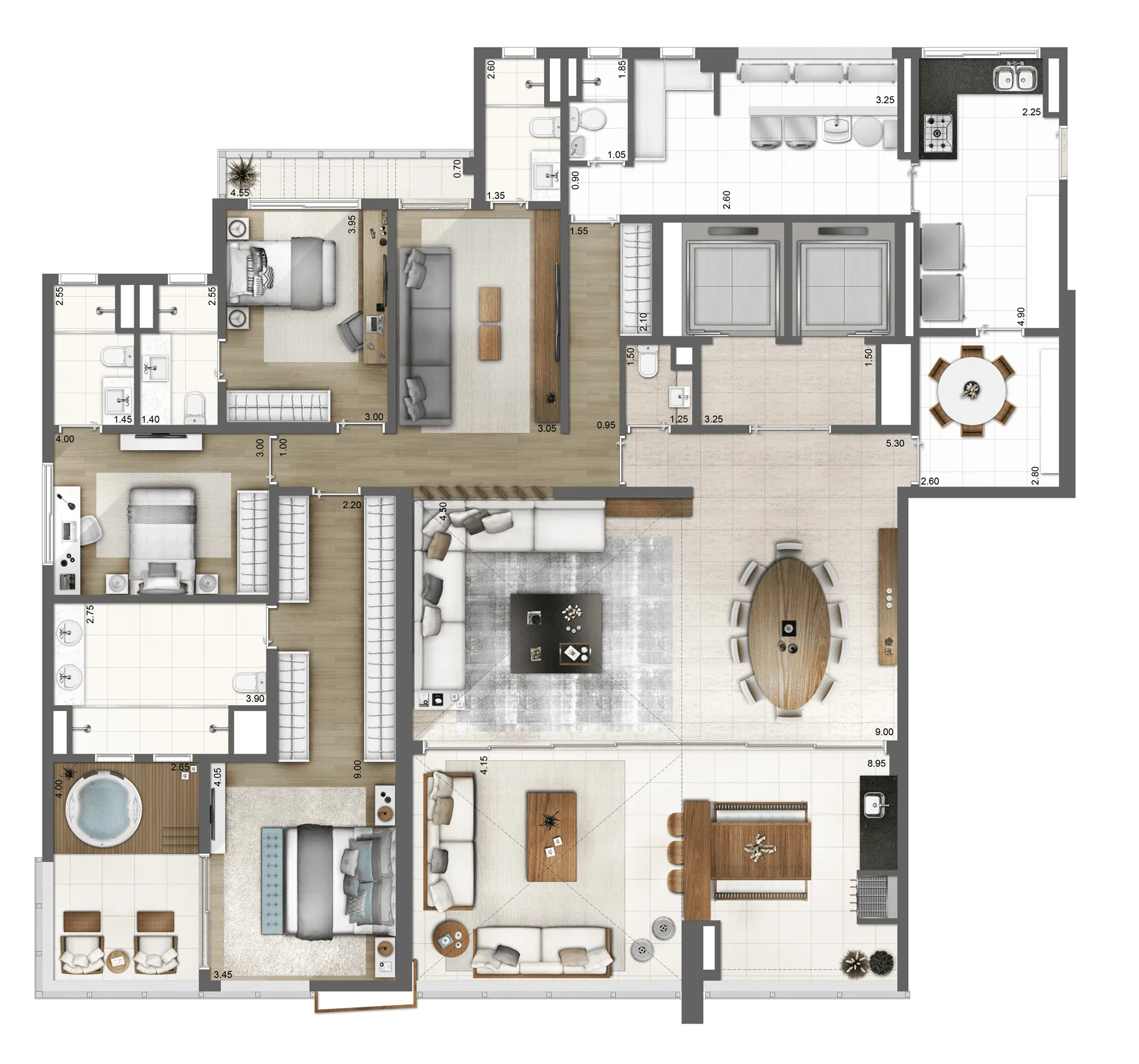 One Sixty Jardim Europa, planta 1