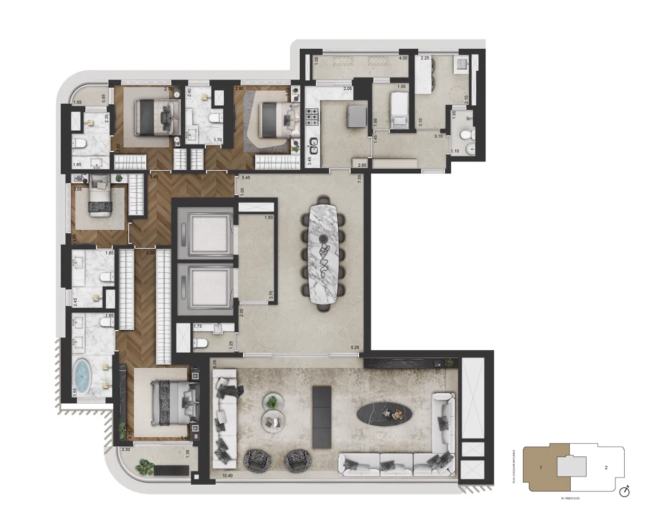 CAPRI Lifestyle by Dolce&Gabbana Casa, planta 1