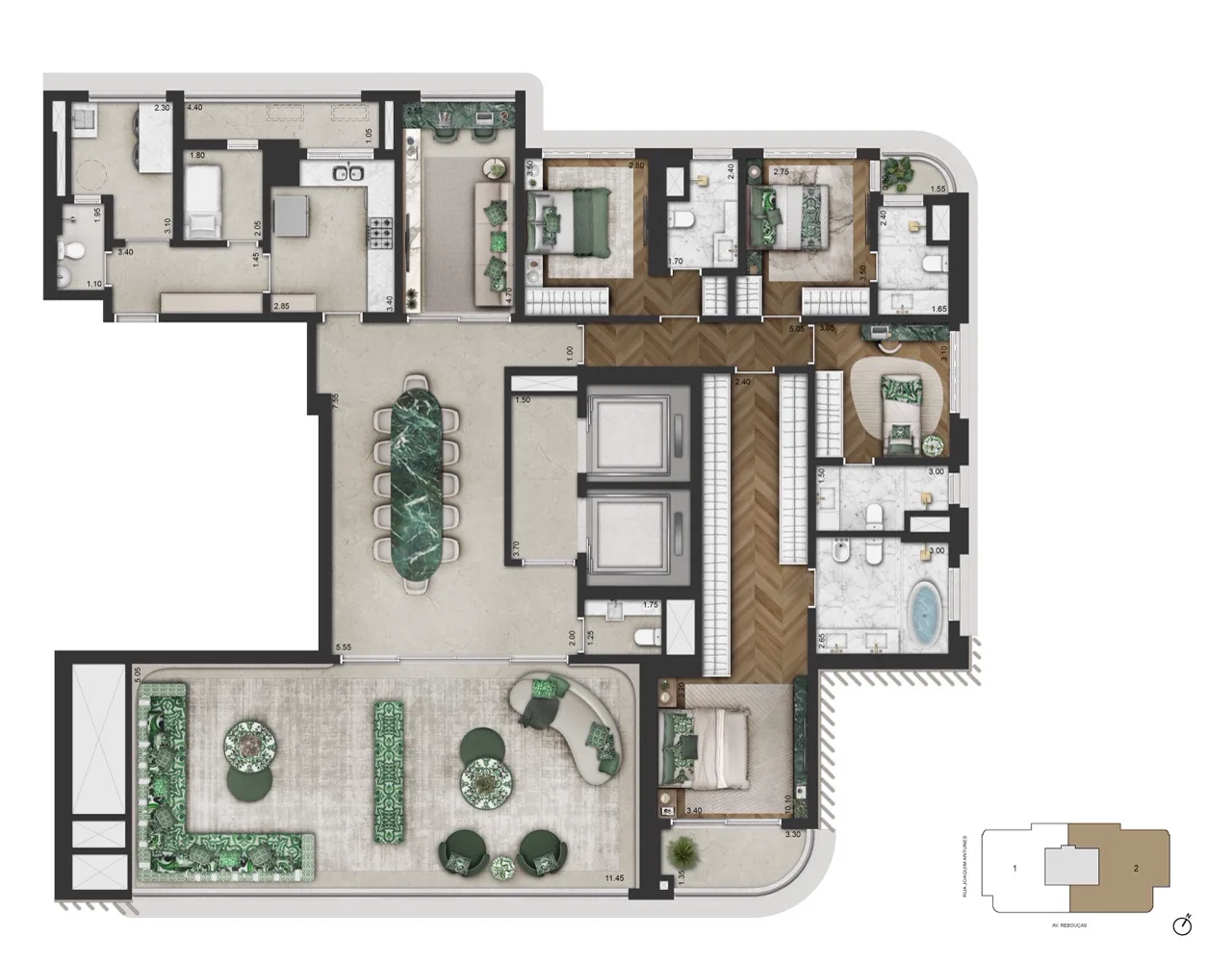 CAPRI Lifestyle by Dolce&Gabbana Casa, planta 2